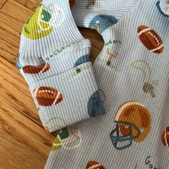 Angel Dear Football Convertible Romper - Picture 3 of 5